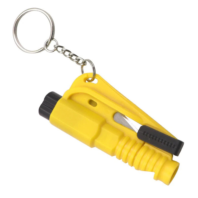 Safety Hammer with Rescue Whistle, Car Escape Tool,2-in-1 Window Breaker Seatbelt Cutter, Compact Emergency Escape Tool for Car