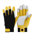 1 Pair Safety Work Gloves Builder Gloves Gardening Gloves Light-Duty Mechanic Gloves  Sheepskin Works Gloves for M/L/XL/XXL