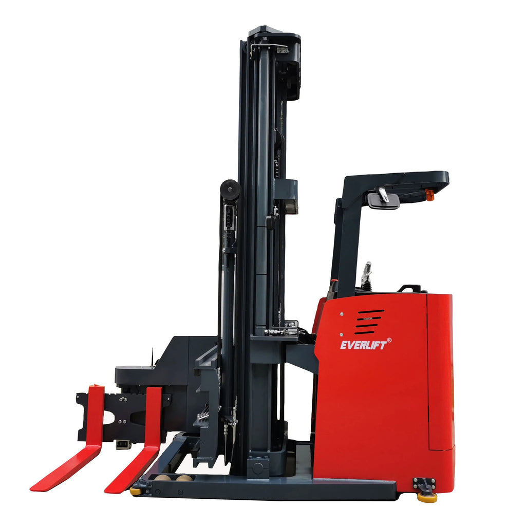 Narrow Aisle Forklift  Electric 3 Way Pallet Stacker 1ton 1.5 Ton VNA Forklift with AGV System Optional Lithium Battery