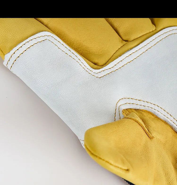 1 Pair Safety Work Gloves Builder Gloves Gardening Gloves Light-Duty Mechanic Gloves  Sheepskin Works Gloves for M/L/XL/XXL