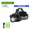 Strong Light Headlamp Portable LED Sensor Headlamp USB Rechargeable Head Flashlight Outdoor Camping Fishing Emergency Lantern
