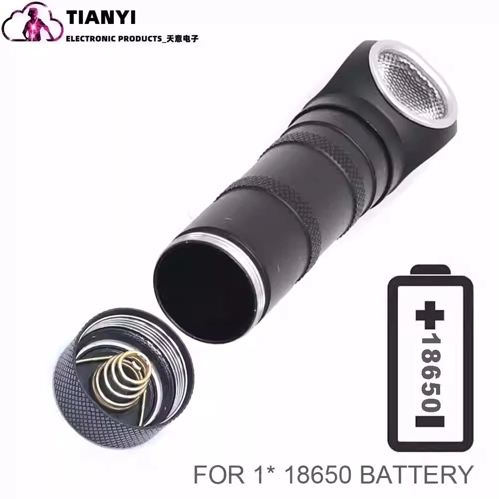 High-brightness outdoor corner headlamp with strong light, made of aluminum alloy and waterproof, suitable for camping or mainte