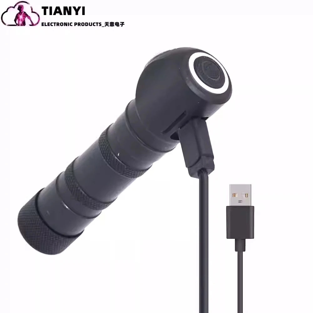 High-brightness outdoor corner headlamp with strong light, made of aluminum alloy and waterproof, suitable for camping or mainte