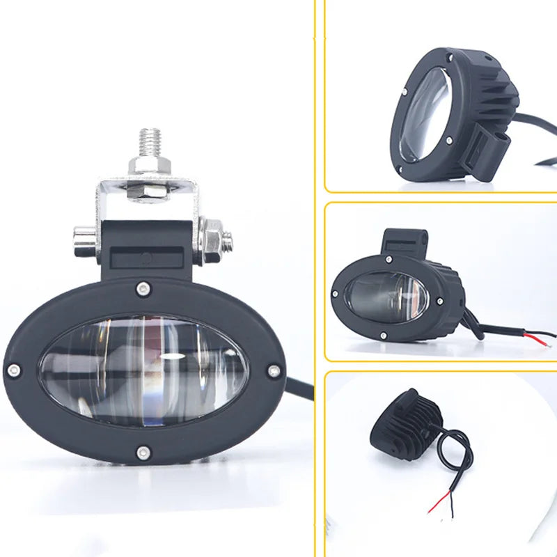 Forklift LED Safety Light 12V-80V Wide Boundary Warning Light |Linear Red Zone Projection for AGV, Construction & Warehouse Use