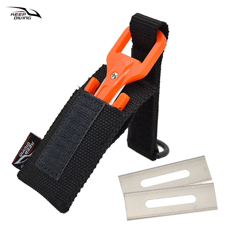 1 PCS Scuba Diving Cutting Special Knife Line Cutter Underwater Knife Secant Equipment Safety Emergency Easy Carry