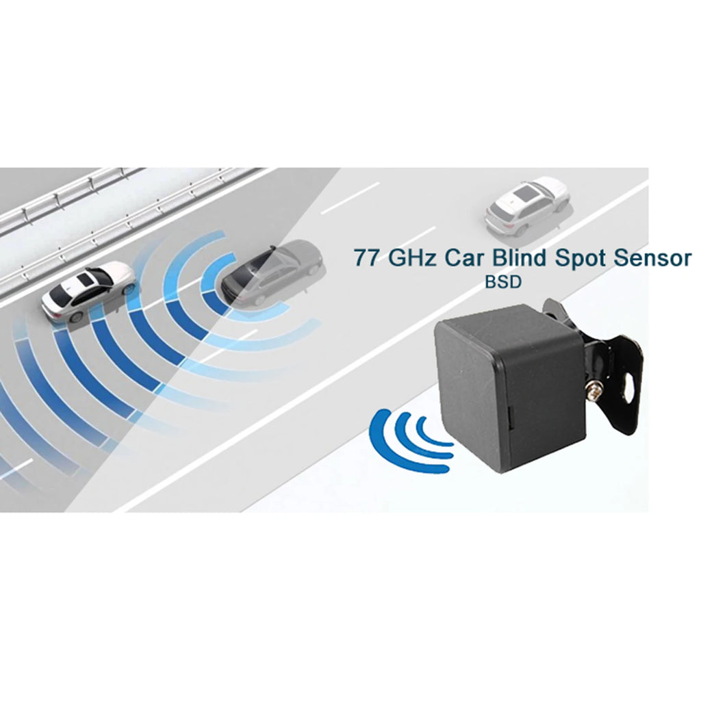 77Ghz BSD 24V Car Blind Spot Monitoring System Ip67 Waterproof Millimeter Wave Radar LCA 50M Rader Sensor for Truck Van