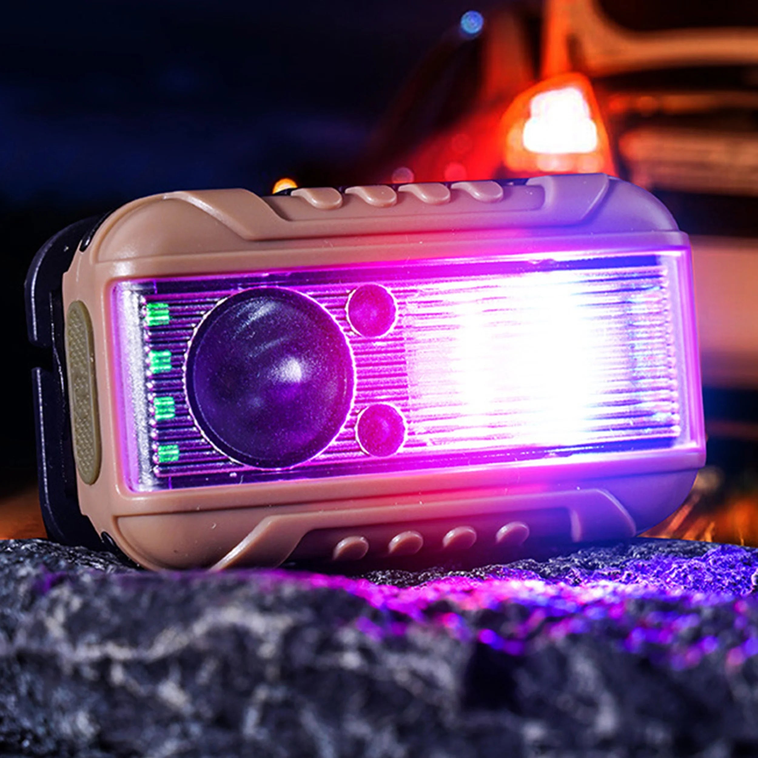 Lighting  LED Rechargeable Headlamp High Lumen Bright Head Lamp  White Red Light  Waterproof Forehead Flashlight