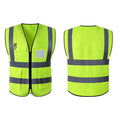 High Visibility Signal Vest Work Safety Jacket Reflective Safety Vest To Work For Men Luminous Vest Fluorescent
