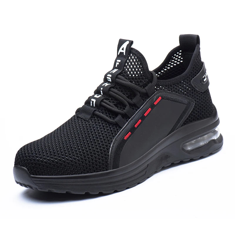 Safety Shoes Work Sneakers Steel Toe Men Women Anti Smash Puncture Proof Work Boots Indestructible Safety Shoes Light Breathable