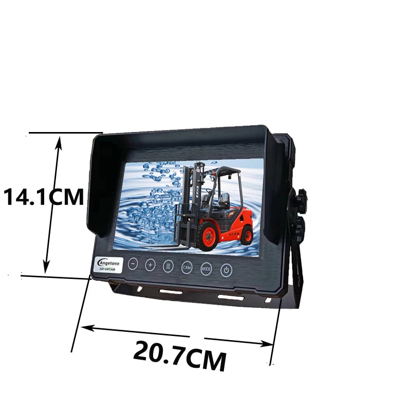 Forklift Wireless Waterproof Display Surveillance Camera HD AHD720P960P1080P Full Color Wide Angle Rear View Truck Truck 12V24V