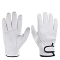 Work gloves sheepskin leather workers work welding safety  garden sports motorcycle driver wear-resistant