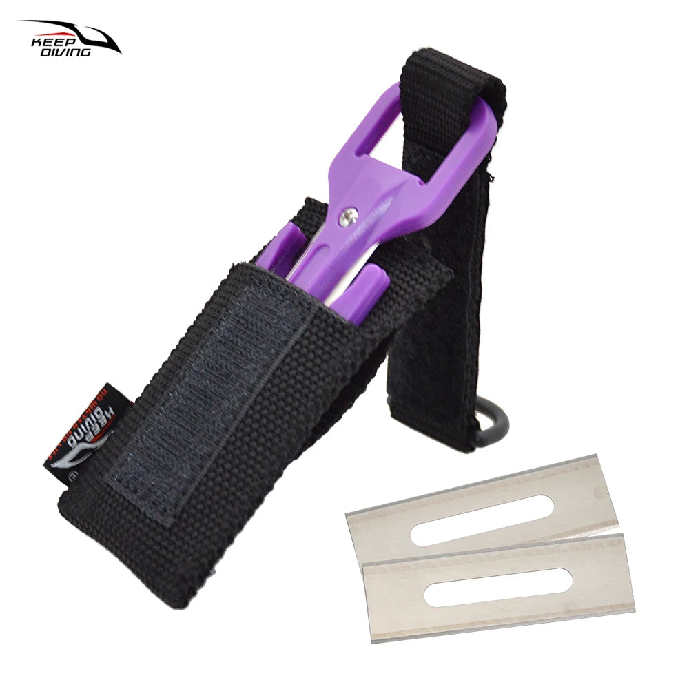 1 PCS Scuba Diving Cutting Special Knife Line Cutter Underwater Knife Secant Equipment Safety Emergency Easy Carry