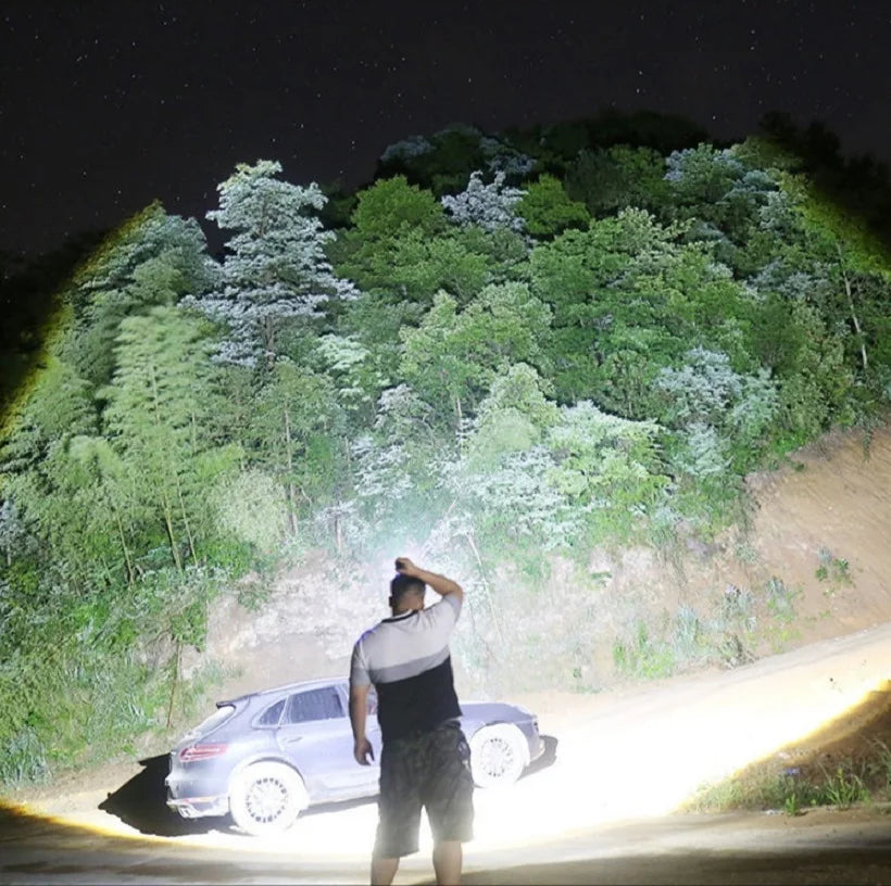Strong Light Headlamp Portable LED Sensor Headlamp USB Rechargeable Head Flashlight Outdoor Camping Fishing Emergency Lantern