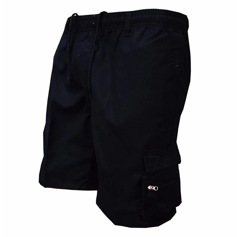 Lightweight Tactical Shorts Mens Casual Cargo Short Pants Summer Multi-Pockets Workwear Outdoor Sports Running Essentials Shorts