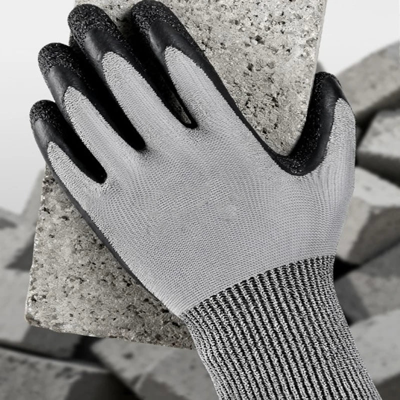 1/3/5/10/12/24 pairs of safety work gloves, used for construction,  transport，warehouse, gardening, and landscape work