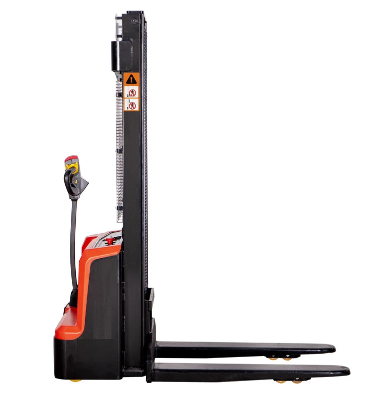 Electric Self-propelled Forklift with a Load Capacity of 1.5 Tons and a Lifting Height of 3 Meters  Electric Stacker Forklift
