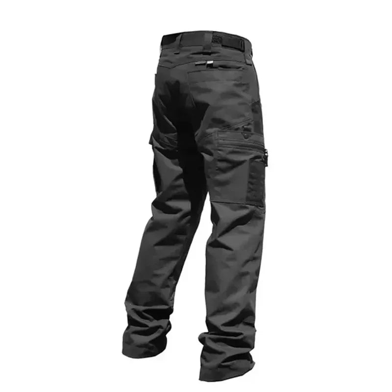 Men's Tactical Workwear Casual Pant Men Waterproof Cargo Pants Multi-pocket Wear-Resistant Outdoor Hiking Training Trousers