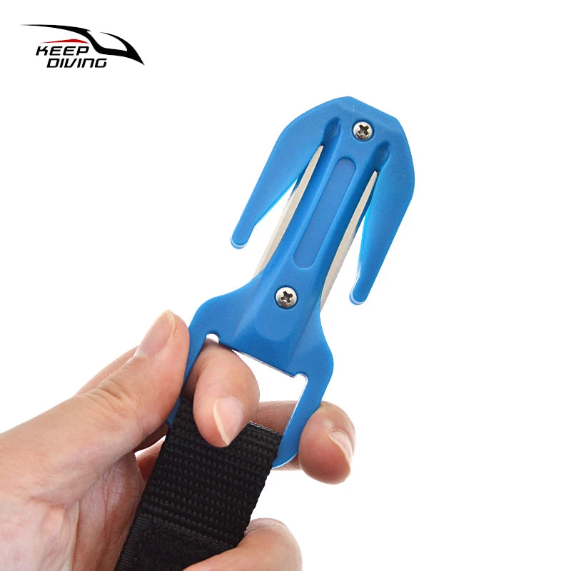 1 PCS Scuba Diving Cutting Special Knife Line Cutter Underwater Knife Secant Equipment Safety Emergency Easy Carry