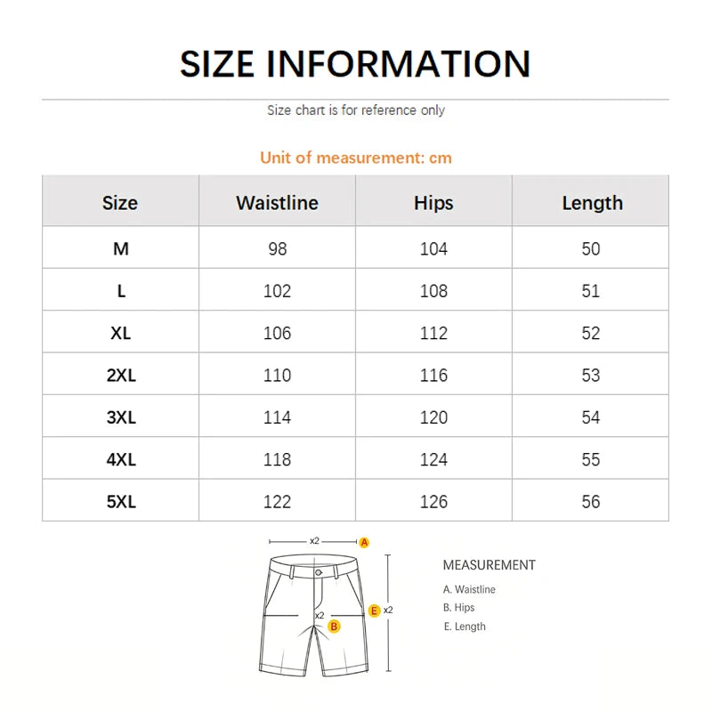 Men Cargo Shorts Drawstring Multi-Pocket Casual Loose Bermuda Shorts Summer Streetwear Cotton Blend Outdoor Hiking Short Pants
