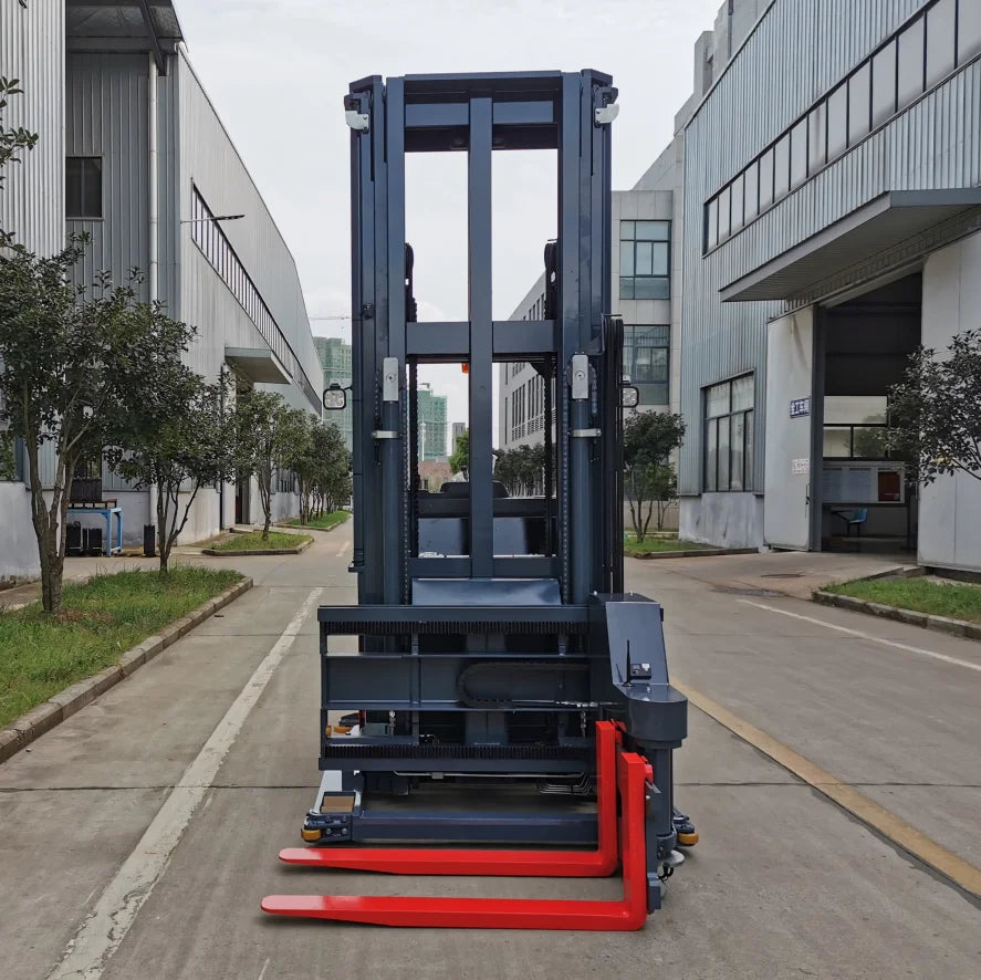 Narrow Aisle Forklift  Electric 3 Way Pallet Stacker 1ton 1.5 Ton VNA Forklift with AGV System Optional Lithium Battery