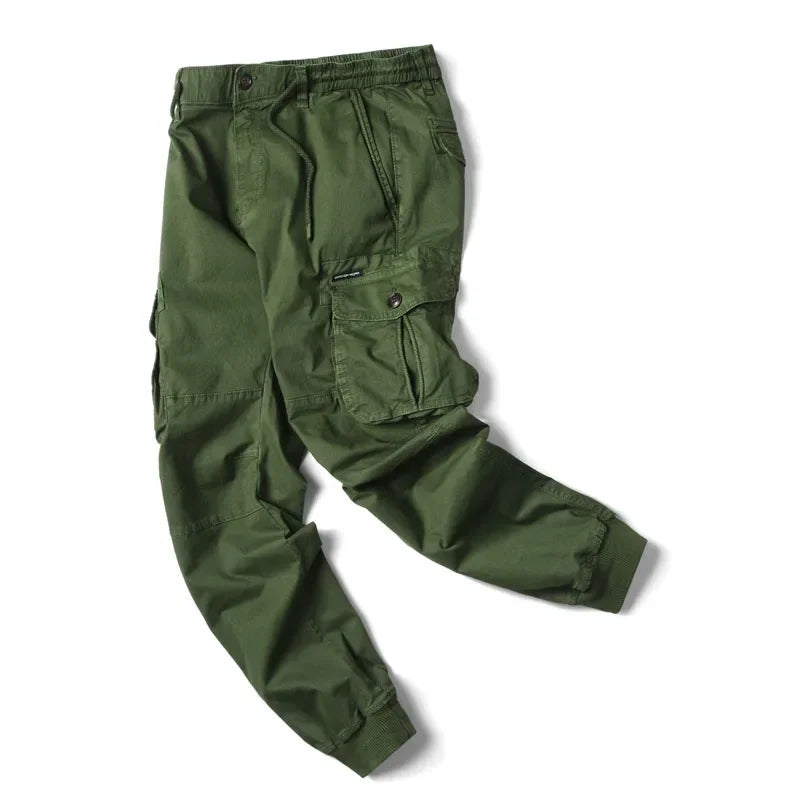 Cargo Pants Men Jogging Casual Pants Cotton Full Length Military Mens Streetwear Mens Work Tactical Tracksuit Trousers Plus Size