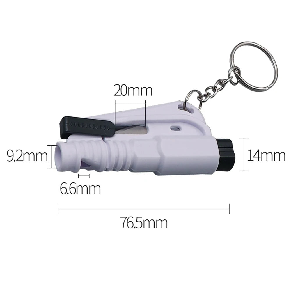 Safety Hammer with Rescue Whistle, Car Escape Tool,2-in-1 Window Breaker Seatbelt Cutter, Compact Emergency Escape Tool for Car