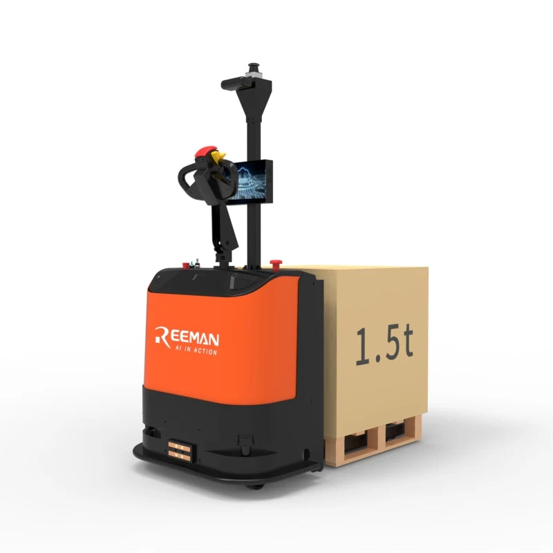 Smart Forklift Autonomous Unmanned Forklift 1.5t Electric Pallet Stacker Forklift Robot Warehouse Stacking Truck