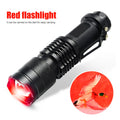 LED 670nM Red Beam Light Flashlight edc Torch Lamp Lantern Against Deteriorating Eyesight Powerful Tactical Hunting Flashlight