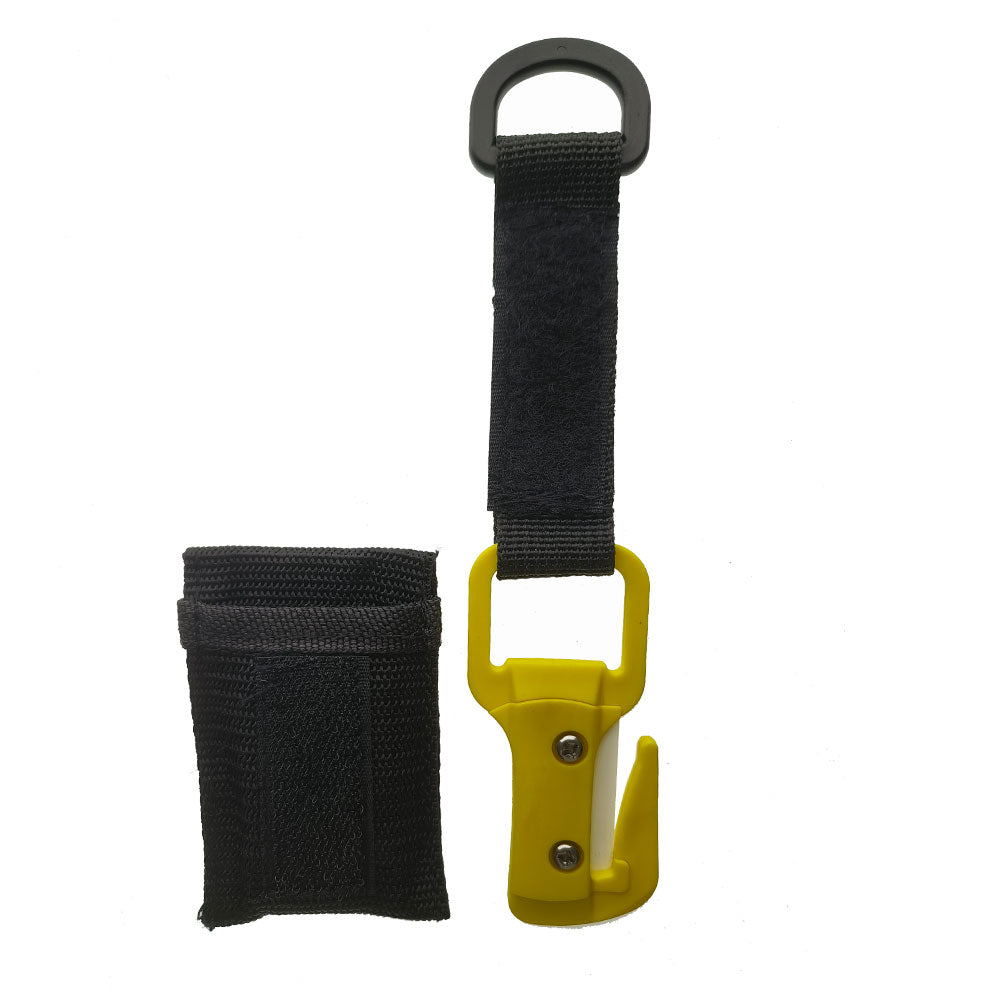 Ceramic Blade Scuba Diving Single Edged Cutter Line Net Cable Cutting Knife Twin Cut Diving Life Safety Equipment