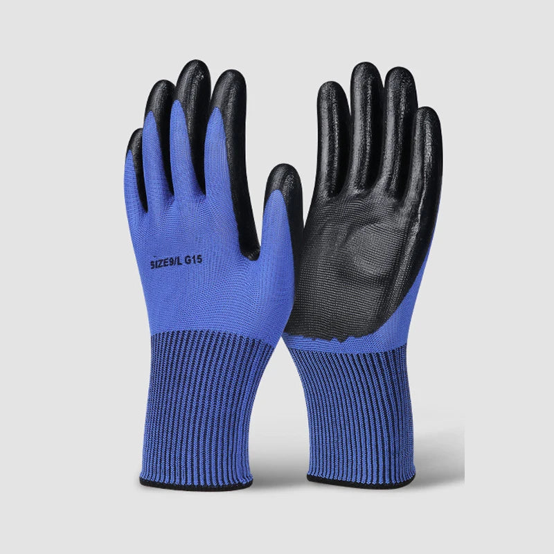 1/3/5/10/12/24 pairs of safety work gloves, used for construction,  transport，warehouse, gardening, and landscape work