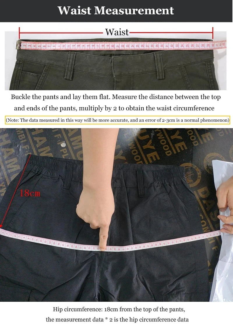 Men's Tactical Workwear Casual Pant Men Waterproof Cargo Pants Multi-pocket Wear-Resistant Outdoor Hiking Training Trousers