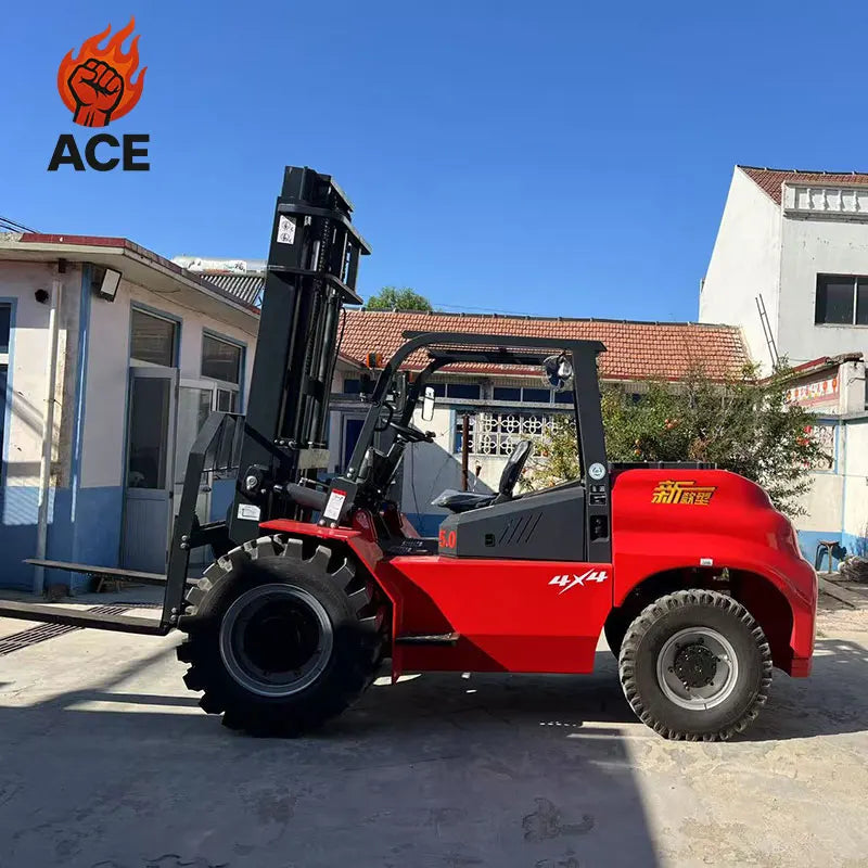 New design 4x4 forklift 3.5 ton free shipping all terrain forklift 5 ton warehouse 3 ton forklift sales with customized